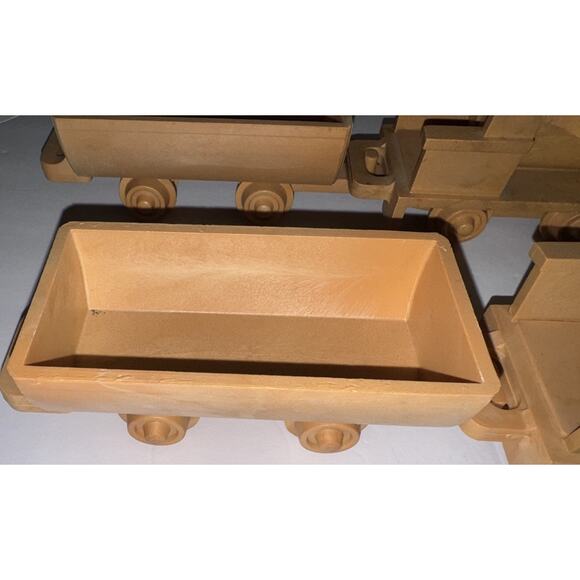 Vintage LIONEL Happy Huff-N-Puff 1970s HH&P Toy Push Train Set Resin w 12 Tracks - Picture 6 of 13